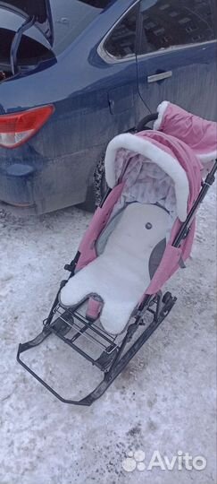 Коляска санки