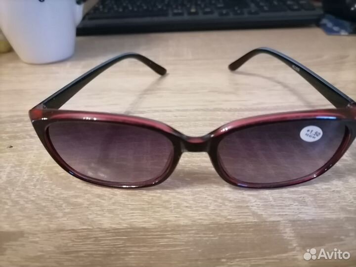 Очки коррегирующие +1.5 тонированные