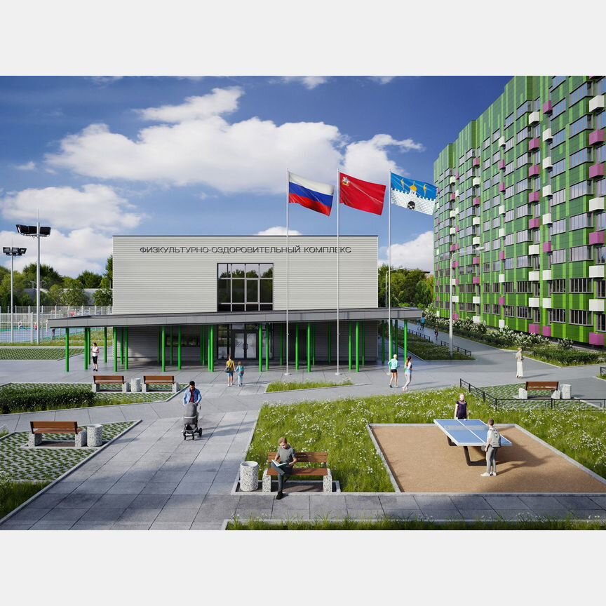 2-к. квартира, 61,9 м², 6/9 эт.