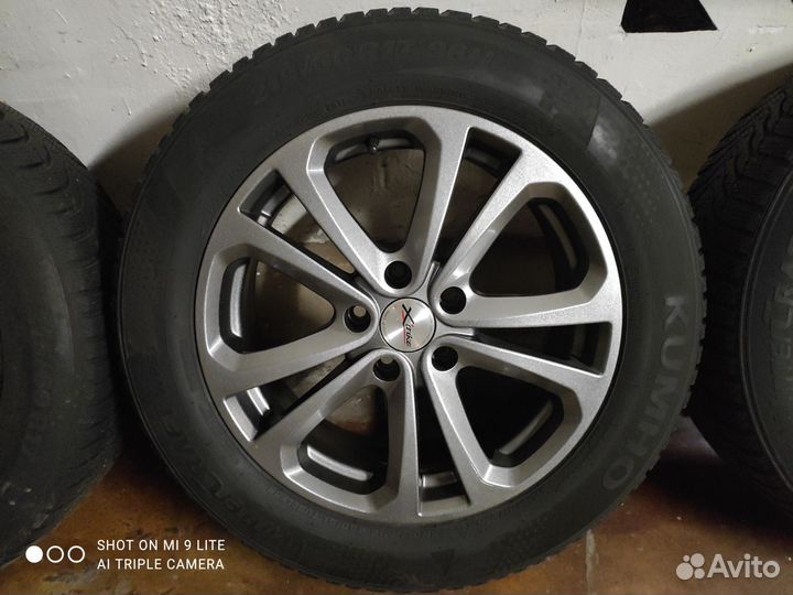 Колеса в сборе r17 зимние на nissan/kia