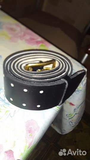 Ремень кожаный офицерский / купить в Калининграде