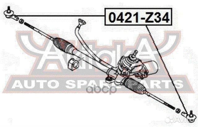 Наконечник рулевой febest 0421-Z34 asva