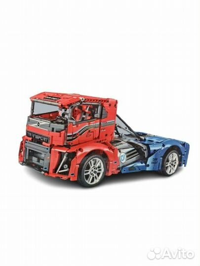 Конструктор Reobrix 11008-D Гоночный грузовик с ду