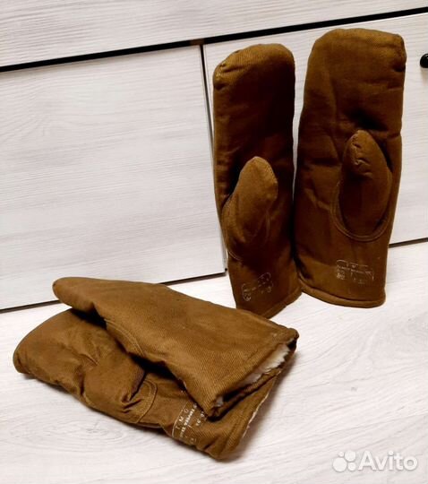 Варежки зимние мужские. Шубинки