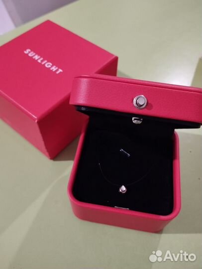 Подвеска золотая с бриллиантом