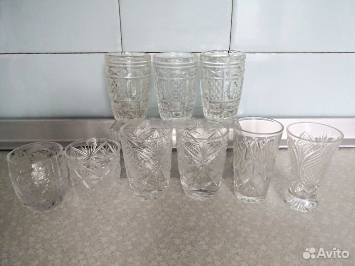 Хрустальные рюмки СССР