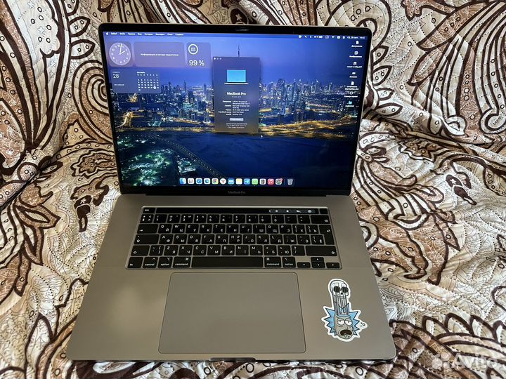 Apple macbook pro 2019 16 дюймов i7 16gb