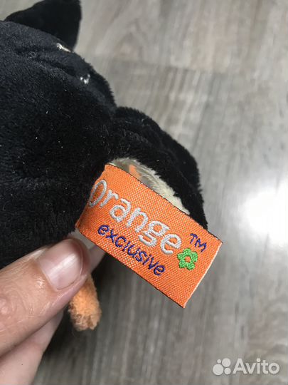 Красоточка совушка с милейшим жабо orange