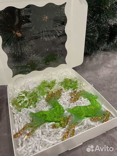 Набор елочных украшений