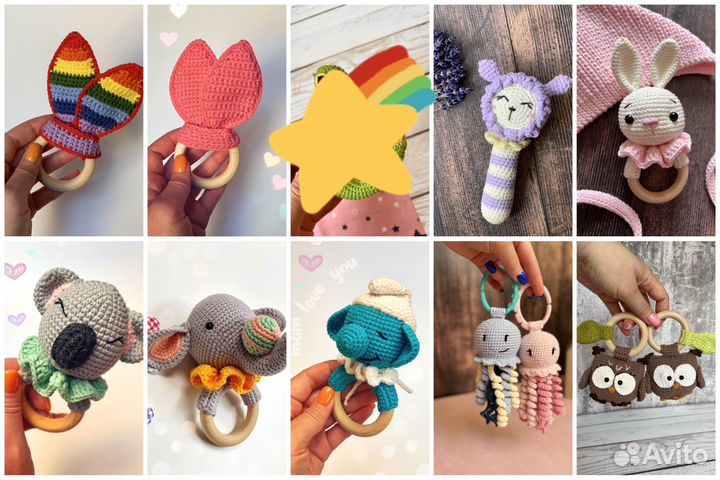 Вязаные игрушки амигуруми крючком