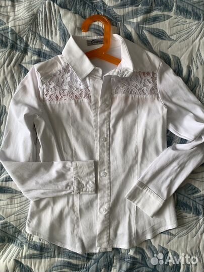 Блузка школьная 128 р-р