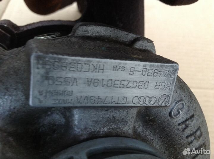 Seat /VW 2,0TDI турбина 03G253019A з/ч двс