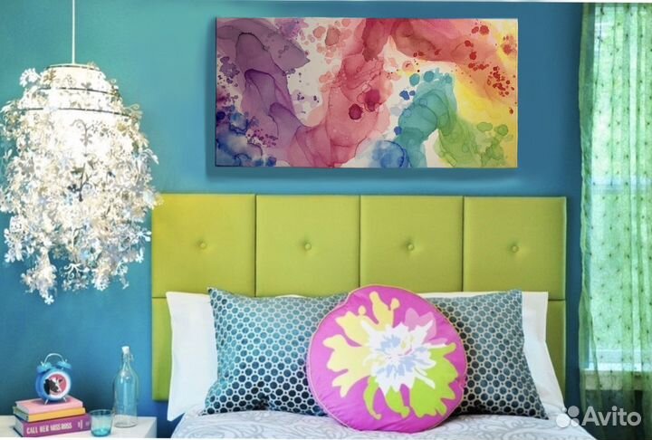 Интерьерные картины спиртовыми чернилами