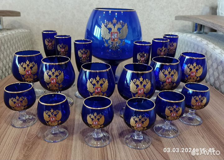 Набор стопок, рюмок, фужеров Россия