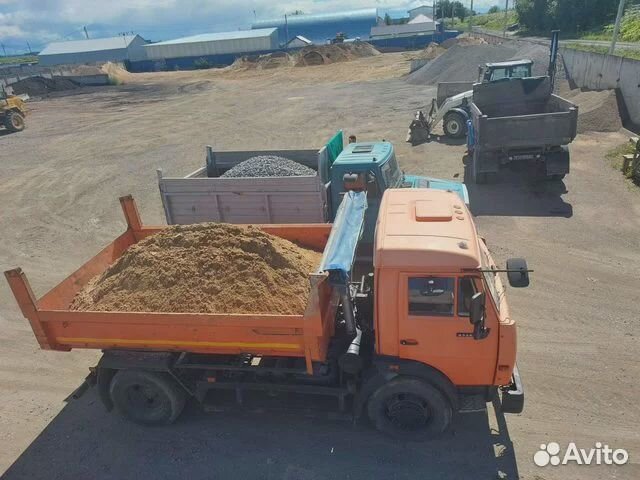 Песок щебень
