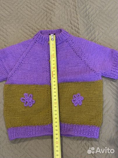 Кофта вязаная ручной работы детская