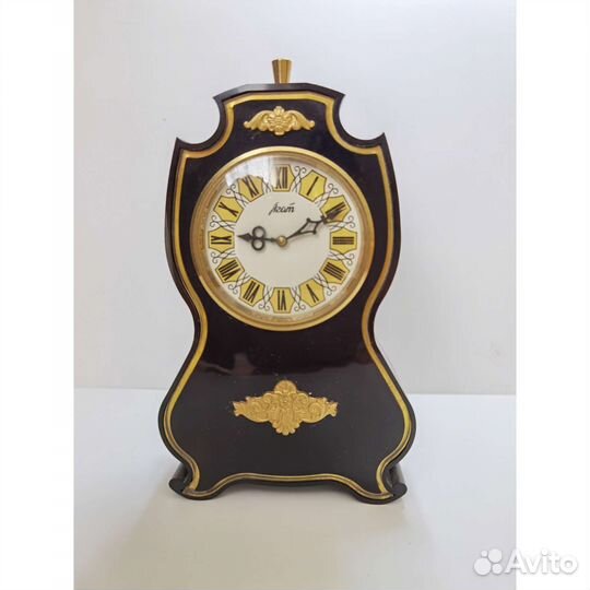 Настольные заводные часы Агат СССР