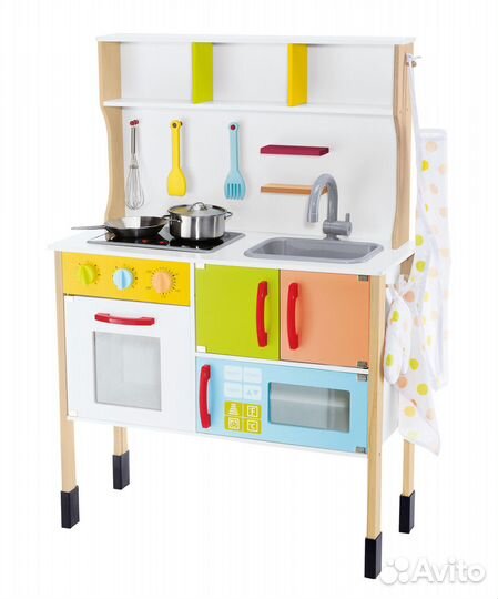 Детская деревянная кухня как IKEA