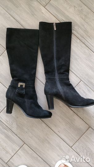 Сапоги женские натуральная кожа 37