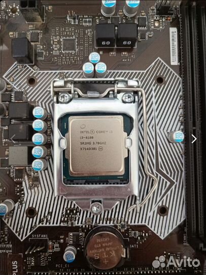 Мат. плата H110M PRO-VD Plus с процессором i3 6100