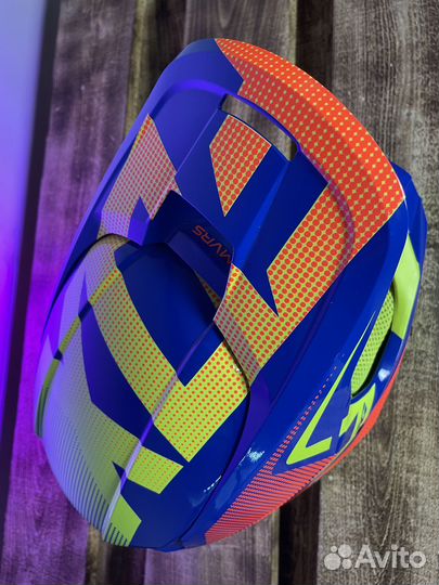 Подростковый шлем Fox V1 Oktiv Helmet Blue YS