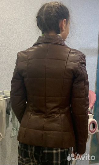 Кожаная куртка новая