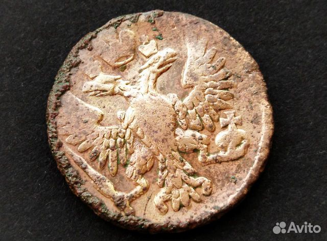 Денга/деньга 1750 года - оригинал царской монеты