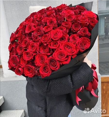 Букеты из роз 15/25/51/101 шт