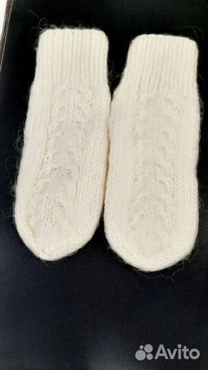 Варежки из козьего пуха