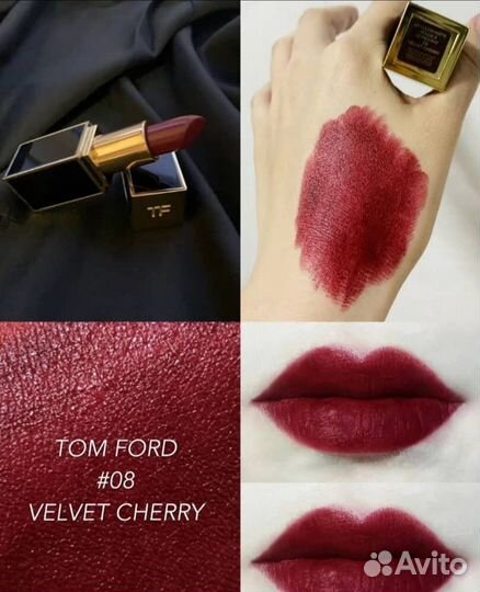 Помада Tom Ford lip color matte velvet cherry