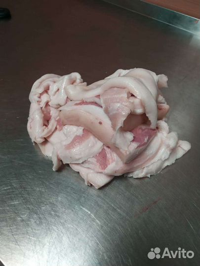 Свиное сало без шкуры