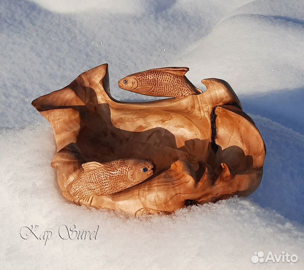 Ваза Абарга загахан – Царь рыба