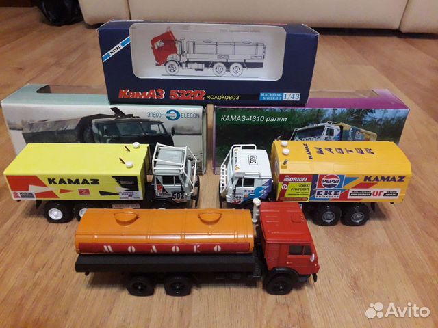 Модели СССР. камаз, масштаб 1-43