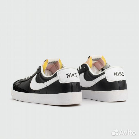 Кроссовки Nike Blazer Low 77 Leather Black / White