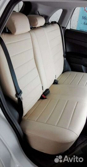 Авто чехлы солярис 2016г из экокожи