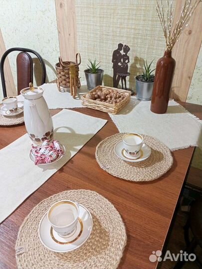 Набор джутовых салфеток