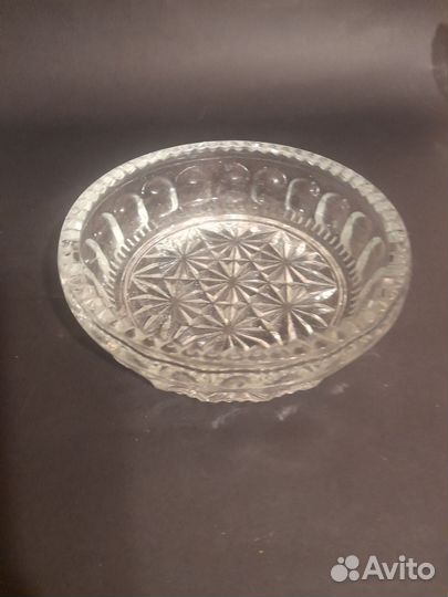 Хрустальная конфетница салатник СССР
