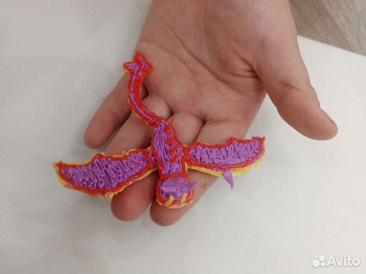 Дракон из 3д ручки