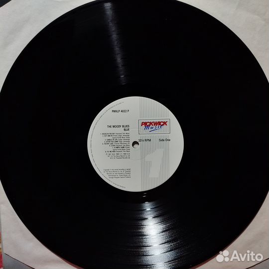 Пластинка The Moody Blues – Blue, 1989 UK