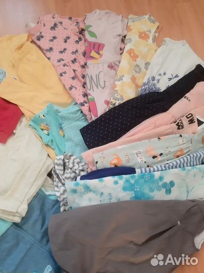 Детская одежда для девочек 86 пакетом