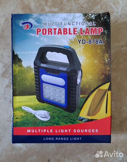 Фонарик светодиодный аккумуляторный