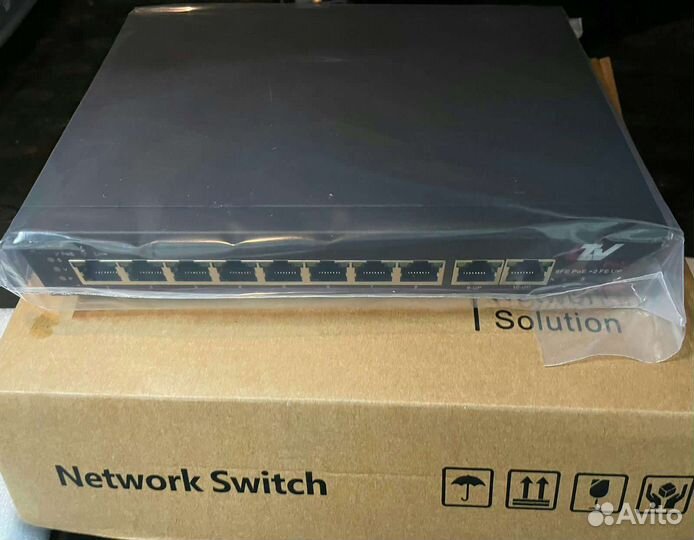 Сетевой PoE коммутатор LTV-2S08F2U-P (новый)