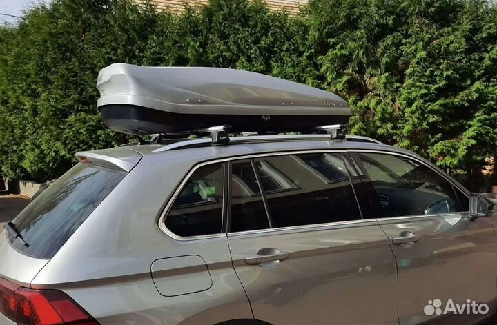 Автобокс LUX 450 литров, бокс на крышу, багажник