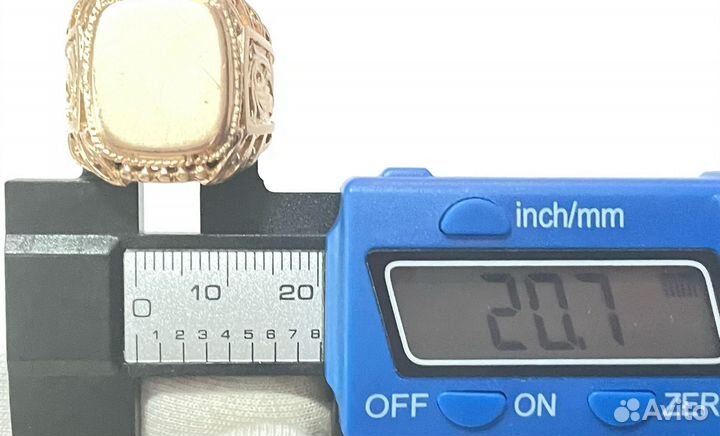 Золотая печатка 585 пробы