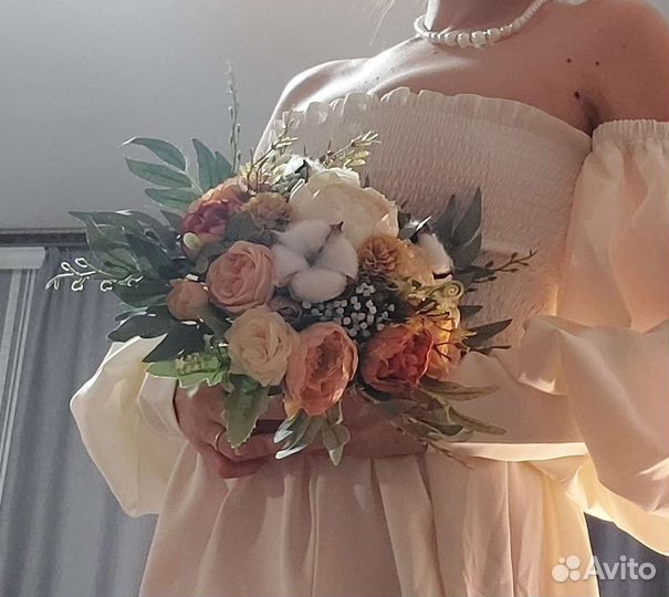 Букет невесты, букет на свадьбу, искусственный