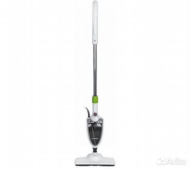 Швабра паровая Supra SMS-201 1500Вт белый/зеленый