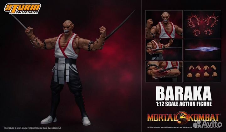 Baraka - Mortal Kombat. Storm Collectibles