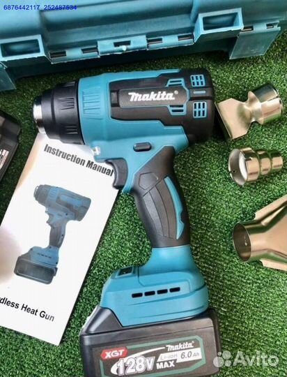 Фен строительный Makita аккумуляторный (Арт.74572)