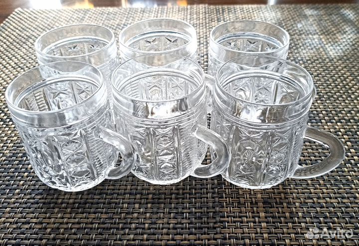 Набор хрустальных кружек