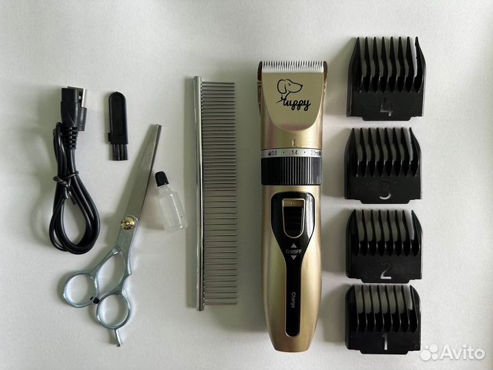Машинка для стрижки животных, собак, кошек, набор